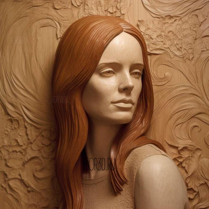 Julianne Moore 4 stl model for CNC